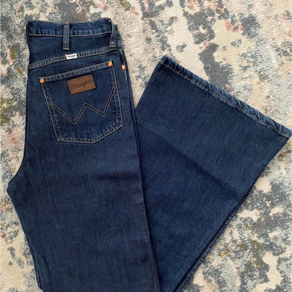 Wrangler Wanderer High Rise Indigo Denim Jeans